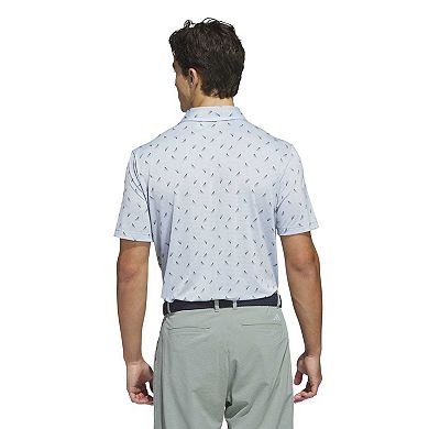 Men's adidas Ultimate365 Printed Mesh Golf Polo Shirt