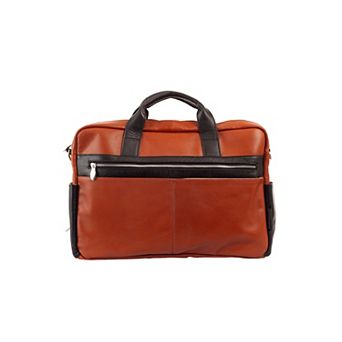 McKleinUSA Southport 17-inch Leather Dual-Compartment Laptop & Tablet Briefcase