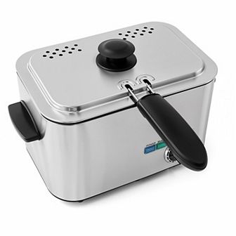 Elite Cuisine Electric 1.2-qt / 4.8 cup Oil Capacity Deep Fryer