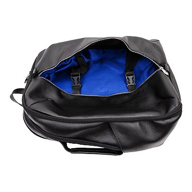 McKleinUSA Englewood 17-inch Leather Carry-All Laptop & Tablet Weekend Backpack