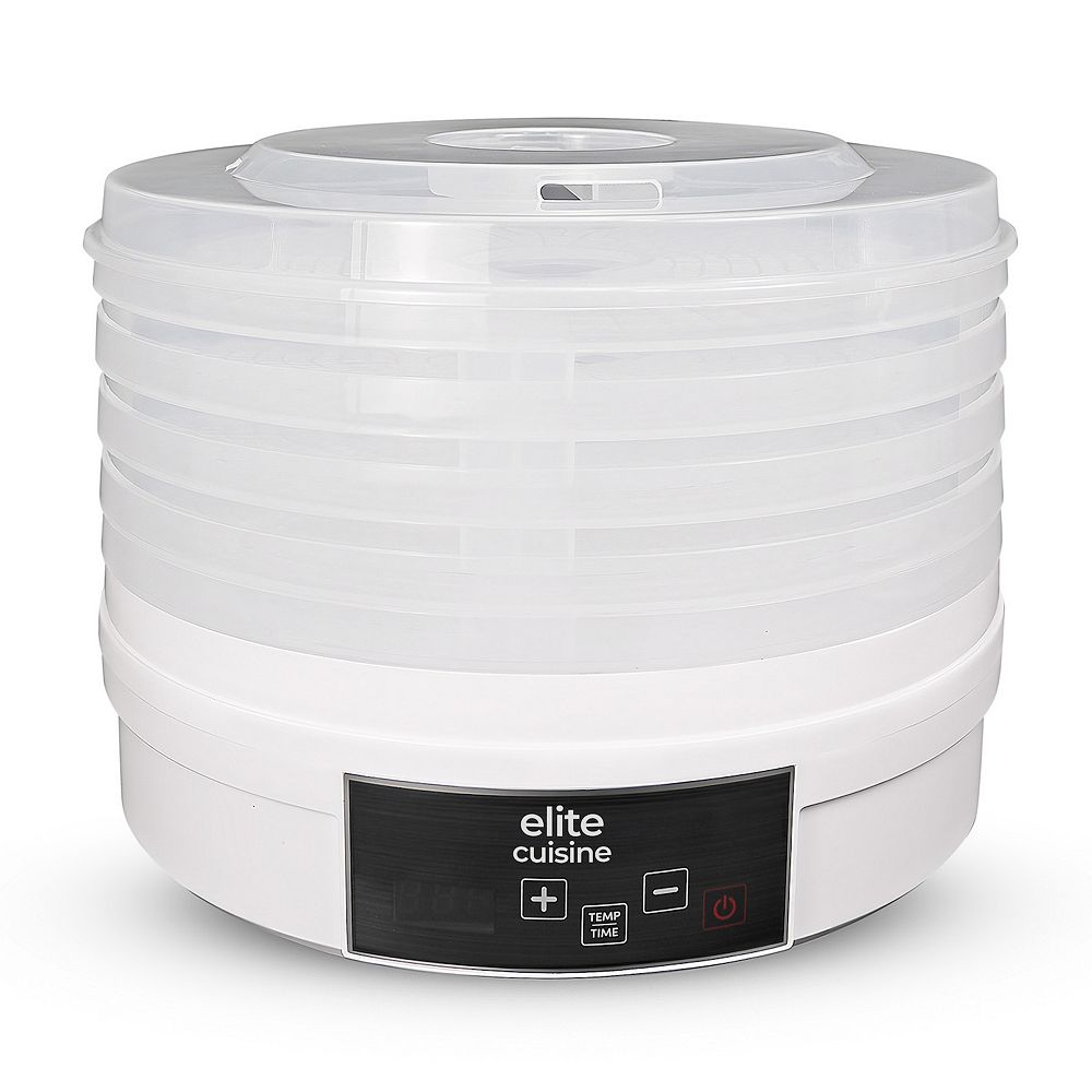 Elite Cuisine Digital Food Dehydrator with 5 Trays