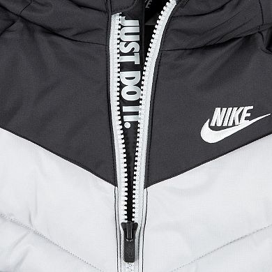Toddlers Nike Hooded Chevron Midweight Water Resistant Jacket