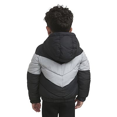 Toddlers Nike Hooded Chevron Midweight Water Resistant Jacket