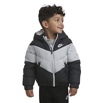 Toddlers Nike Hooded Chevron Midweight Water Resistant Jacket