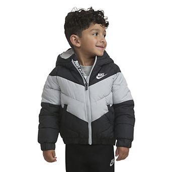 Toddlers Nike Hooded Chevron Midweight Water Resistant Jacket