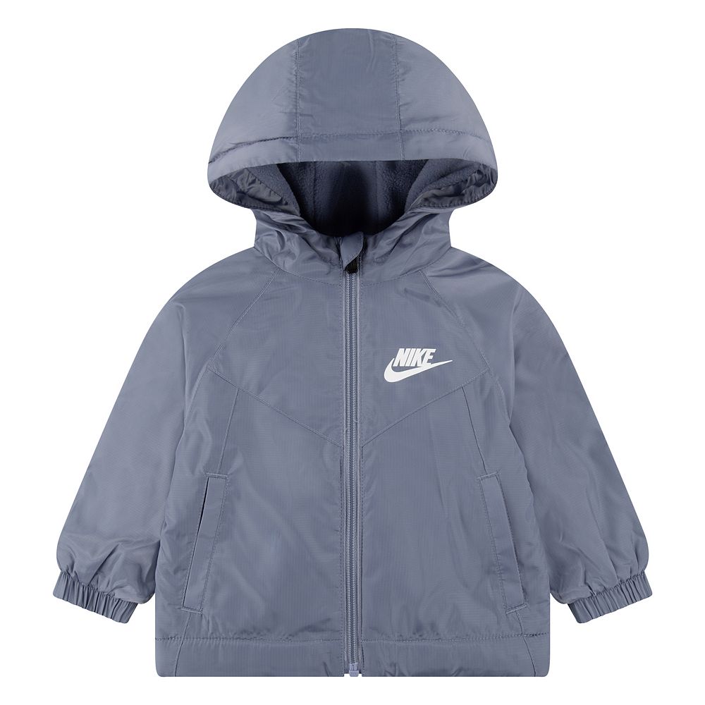 Baby Boys Nike Fleece Lined Water Resistant Windbreaker