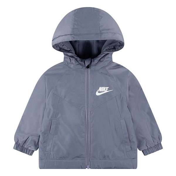 Baby Boys Nike Fleece Lined Water Resistant Windbreaker