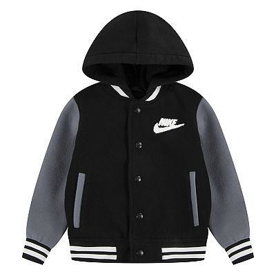 Toddlers Nike Midweight Hooded Varsity Jacket