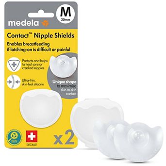 Medela Contact Nipple Shields for Breastfeeding 2-Pack with Case