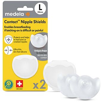 Medela Contact Nipple Shields for Breastfeeding 2-Pack with Case