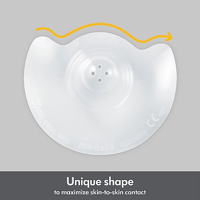 Medela Contact Nipple Shields for Breastfeeding 2-Pack with Case