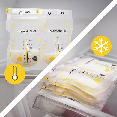 Medela Easy Pour Disposable Breast Milk Storage Bags 100ct
