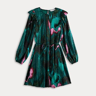 Women's Nine West Ruffle Sleeve Mini Dress