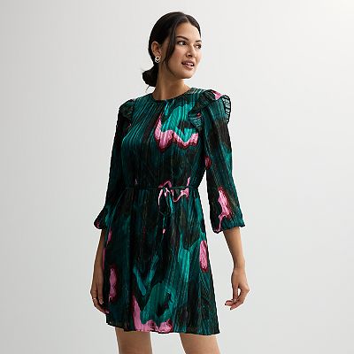 ruffle sleeve mini dress Marlina Babydoll Soft Pink Designed in a classic hue Ruffled mini dress Pink for