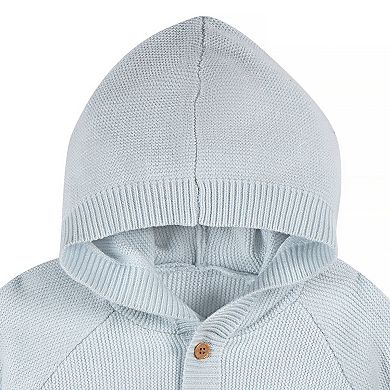 Baby Boys Just Born® 2-pc. Knit Hooded Sweater & Pants Set