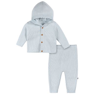 Baby Boys Just Born® 2-pc. Knit Hooded Sweater & Pants Set
