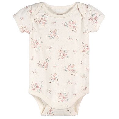Baby Girl Just Born® 3-Pack Short Sleeve Bodysuits
