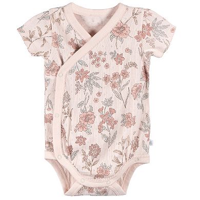 Baby Girl Just Born® 3-Pack Short Sleeve Bodysuits