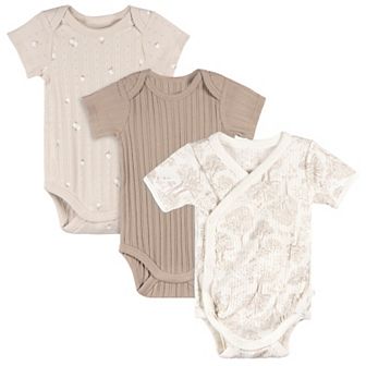 Baby Just Born® 3-Pack Short Sleeve Bodysuits