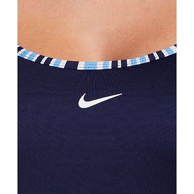 Women's Nike Off Stripe Layered Tankini Swim Top