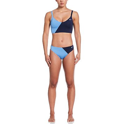 関税込み【NIKE】Nike Colour Block Tie Bikini Top Nike Women's Colorblock 3 in 1 Bikini Top at SwimOutlet.com