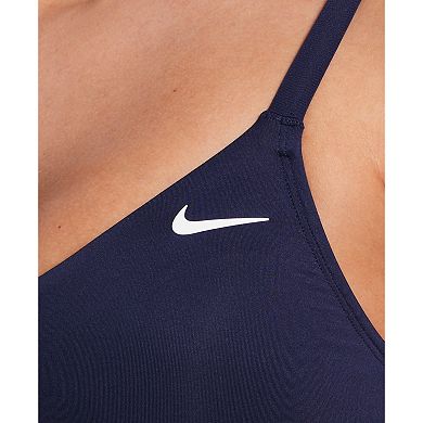 Women's Nike Color Block V-Neck Midkini Swim Top