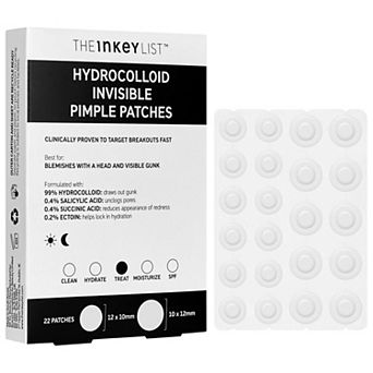 The INKEY List Hydrocolloid Invisible Pimple Patches + Salicylic Acid