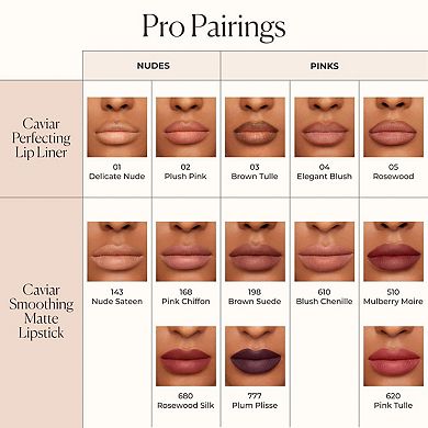Caviar Smoothing Matte Lipstick