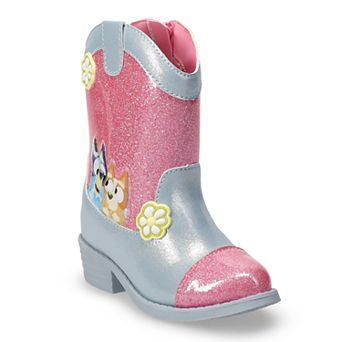 Bluey Toddler Girls' Lighted Cowboy Boots