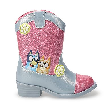 Bluey Toddler Girls' Lighted Cowboy Boots