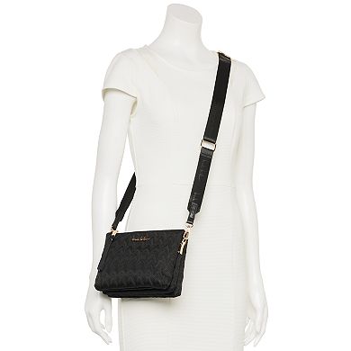 Nicole Miller Triple Compartment Crossbody Bag