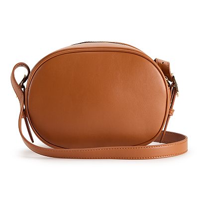 Nicole Miller Round Buckle Camera Crossbody Bag