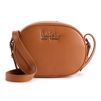 Nicole Miller Round Buckle Camera Crossbody Bag