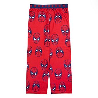 Boys 4-20 Marvel Spiderman Allover Print Pajama Pants in Regular & Husky