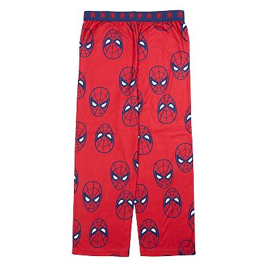 Boys 4-20 Marvel Spiderman Allover Print Pajama Pants in Regular & Husky