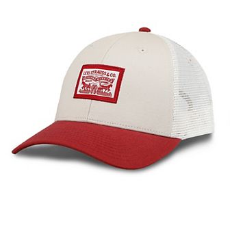 Men's Levi's® Color Blocked Double Horse Logo Patch Trucker Hat