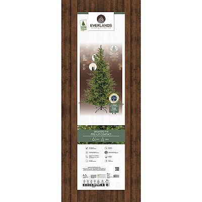 Everlands 7.5-ft. Grandis Fir Artificial Christmas Tree