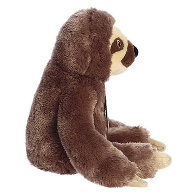 Aurora Medium Brown Eco Nation Eco Hugs 12" Sloth Eco-friendly Stuffed Animal