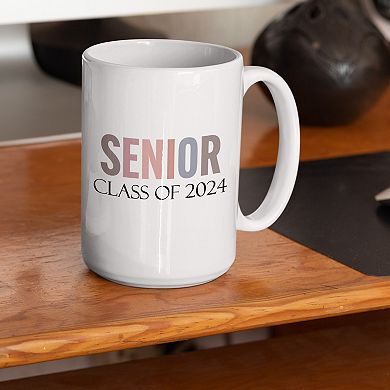 Simple Senior 2024 Graduation Coffee Mug - Cute Graduation Gifts For Her - Class Of 2024 Mugs