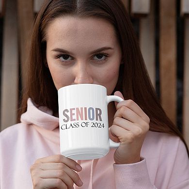 Simple Senior 2024 Graduation Coffee Mug - Cute Graduation Gifts For Her - Class Of 2024 Mugs