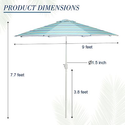 10ft patio solar umbrella led 10ft Solar LED Offset Hanging Market Patio Umbrella in Dark Blue