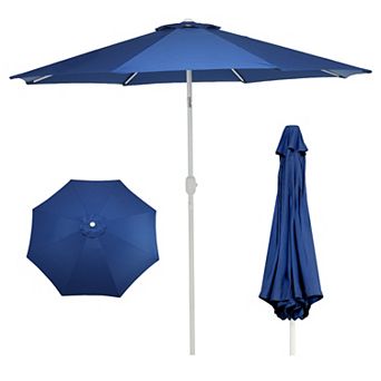 Aoodor 9ft Outdoor Patio Umbrella with Tilt and Crank Features