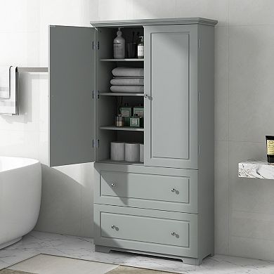 Merax Tall Bathroom Storage Cabinet