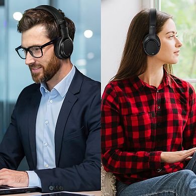 Delton M101D Bluetooth Headphones, Wireless Over-Ear Headset for Home/Office (DBHM101D)