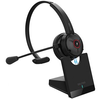 Delton 50x Noise Canceling Wireless Bluetooth Headset & Charging Dock (DBTHEAD50X)