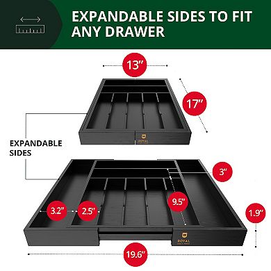 Silverware Drawer Organizer 9 Slots