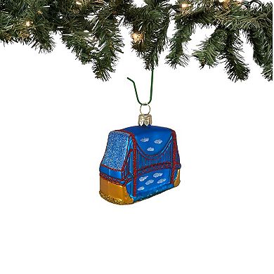 Pinnacle Peak Trading Golden Gate Bridge San Francisco Mini Polish Glass Christmas Ornament