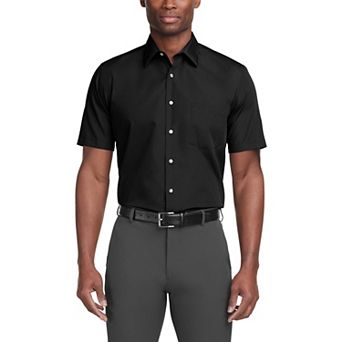 Men's Van Heusen Poplin Short Sleeve Dress Shirt