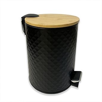 Popular Bath Bentwood Bathroom Step Trashcan