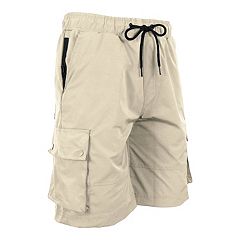 Mens Elastic Waist Cargo Shorts Kohl s